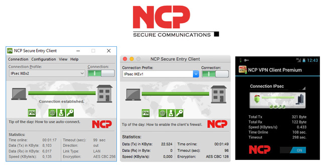 Windows Mac Os X Android 対応 小規模向けvpnクライント Ncp Secure Entry Client 研究開発者向け情報発信メディア Tegakari